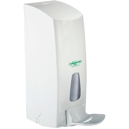 Twinsaver Finesse Elbow Lever Soap Dispenser 1L - White (Code 0757)