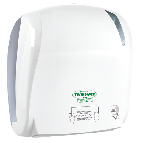 Twinsaver Finesse Electronic Hand Towel Dispenser - White (Code 0903)