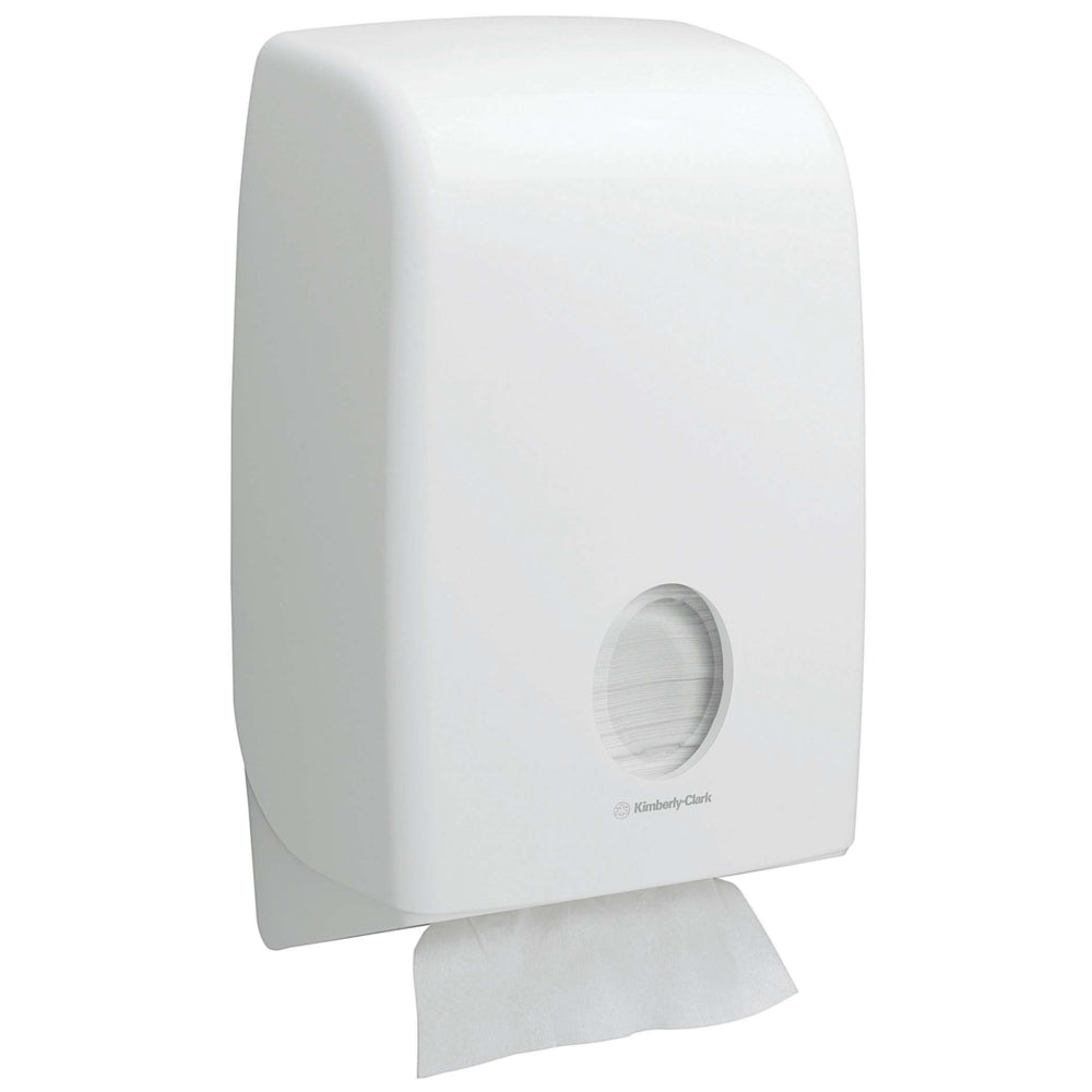 KIMBERLY-CLARK AQUARIUS Folded Towel Dispenser - White (Code 6945)
