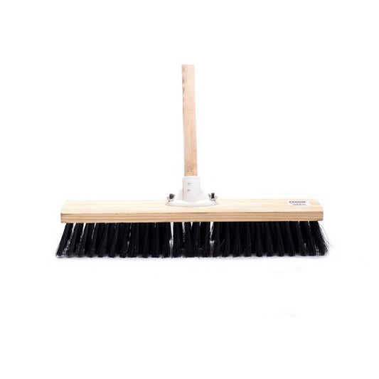 Arrow Platform Broom Black Imitation Coco Soft Fibre
