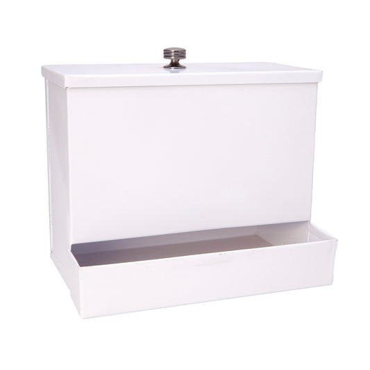 Condom / Hair Net Dispenser - Mild Steel (White)