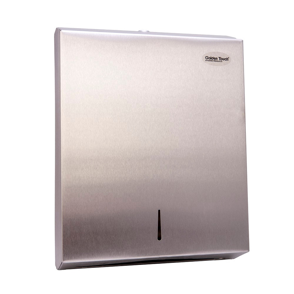 Golden Touch Folded Paper Towel Dispenser (Stainless Steel)