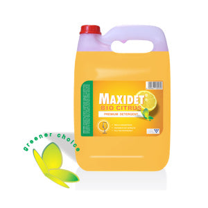 Maxidet Bio-Citrus - Triple Concentrated Premium Dishwashing Liquid and General Purpose Cleaner