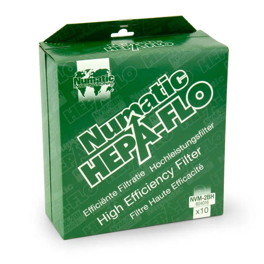 Numatic Vacuum Filter Bags - NVM-2BH HEPAFLO (Pack of 10)