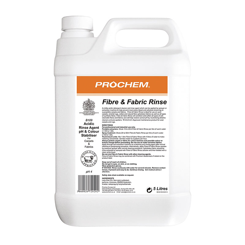 Prochem Fibre and Fabric Rinse B109