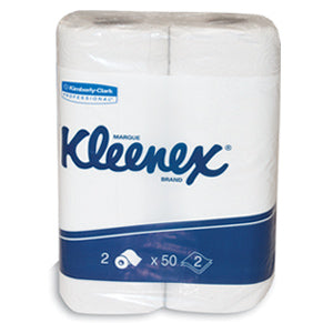 KIMBERLY-CLARK KLEENEX Kitchen Towel Roll - White (12 Packs of 2 Rolls) (Code SA427915)